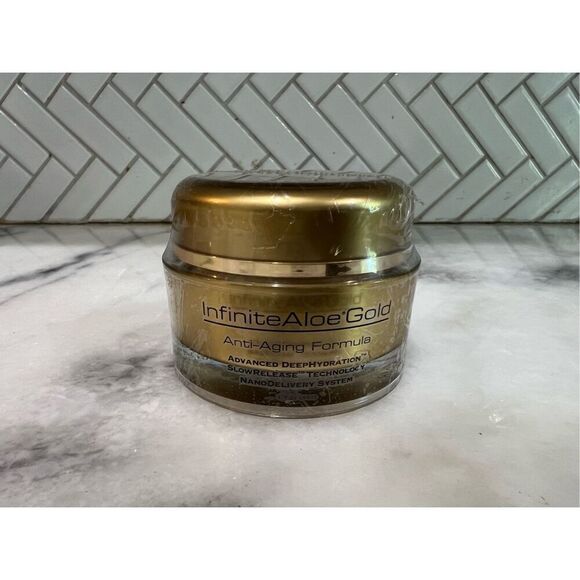 Infinite Aloe Gold Anti-Aging Formula Advanced Hydration & Slow Release O.5 oz - Picture 1 of 6